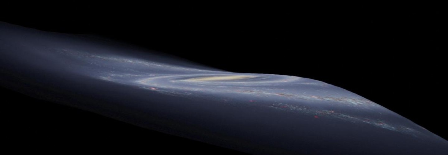 A Warp in the Milky Way Linked to Galactic Collision