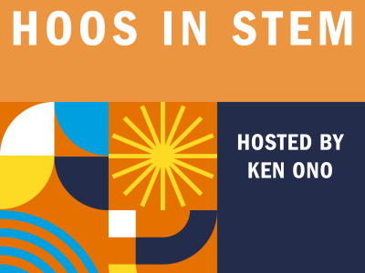 Hoos in STEM podcast logo