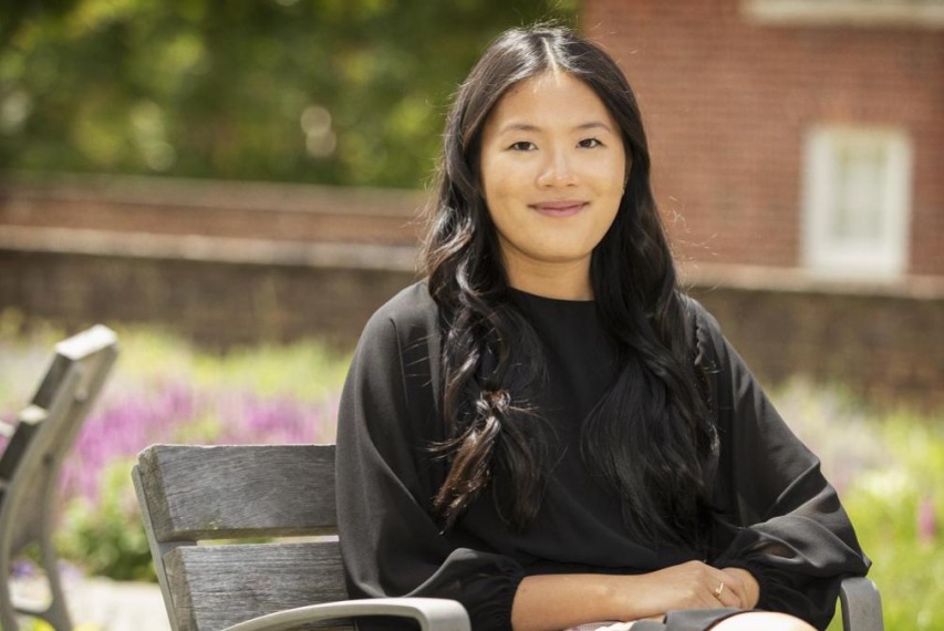 Second-year neuroscience major Rebecca Wu’s research has the potential to help develop gene-based therapies, now with the assistance of a Beckman Scholarship.