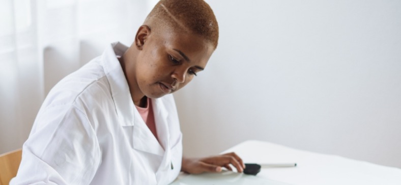 Researcher in White Coat